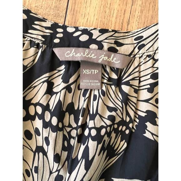 Charlie Jade size XS 100% silk dress - Picture 3 of 4